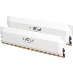 Модуль памяти DIMM DDR5 64Gb, 6400Mhz, 2x32Gb, Crucial Pro White (CP2K32G64C40U5W)