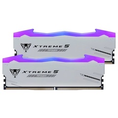Модуль памяти DIMM DDR5 32Gb, 6400Mhz, 2x16Gb, Patriot Viper Venom RGB White (PVXR532G64C32KM)