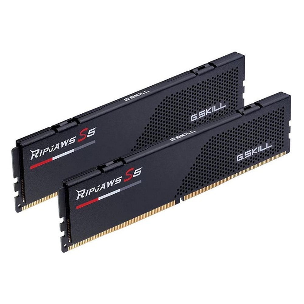 Модуль памяти DIMM DDR5 64Gb, 5200Mhz, 2x32Gb, G.Skill Ripjaws S5 Black (F5-5200J4040A32GX2-RS5K)