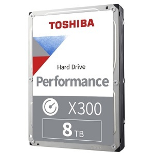 Жесткий диск HDD 8.0Tb Toshiba, SATA-III, 128Mb, 7200rpm X300 (HDWR480UZSVA)