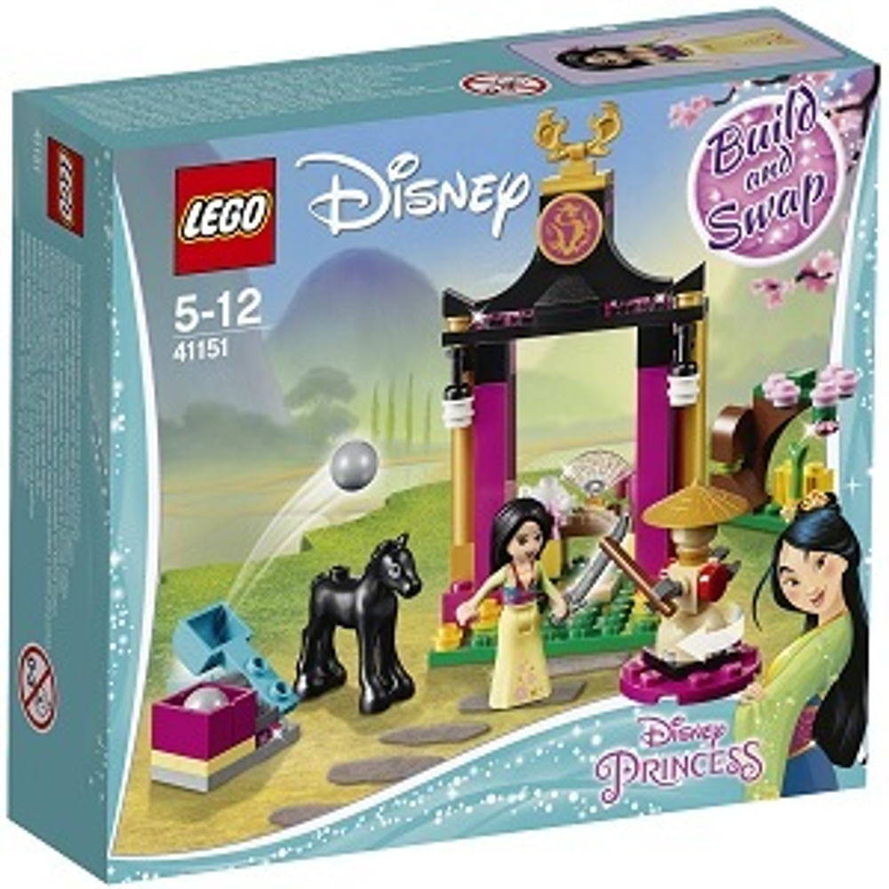 Конструктор LEGO Disney Princess 41151 Учебный день Мулан, 104 деталей, с мини-фигуркой