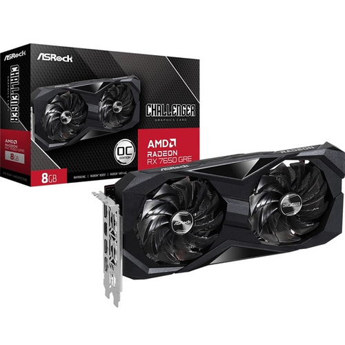 Видеокарта AsRock Radeon RX 7650 GRE Challenger OC 8GB (RX7650GRE CL 8GO)