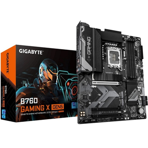 Материнская плата GIGABYTE B760 GAMING X GEN5 (LGA1700/B760/4xDDR5/3xPCI-Ex16/3xM.2/SB7.1/GLAN/HDMI/DisplayPort/ATX)