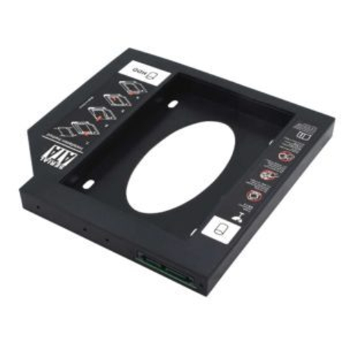 Адаптер оптибей (optibay) HDD 2.5'' SATA в отсек привода ноутбука Slim 9.5mm, SATA