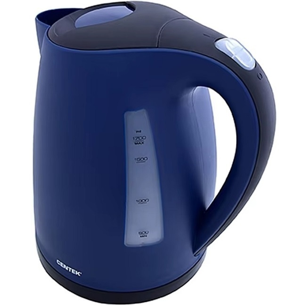 Электрический чайник Centek CT-0026, 1.7л, 2200Вт, LED-подсветка, синий