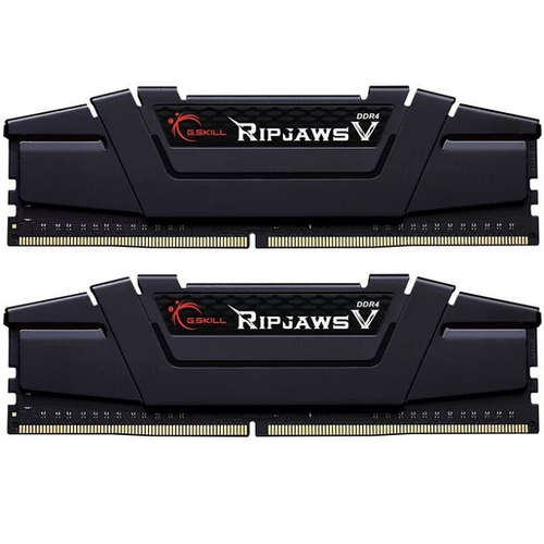 Модуль памяти DIMM DDR4 32Gb, 3600Mhz, 2x16Gb, G.Skill Ripjaws V Black (F4-3600C16D-32GVKC)