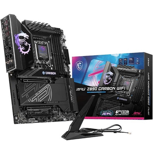 Материнская плата MSI MPG Z890 CARBON WIFI (LGA1851/Z890/4xDDR5/3xPCI-Ex16/5xM.2/Wi-Fi/BT/GLAN/HDMI/2xUSB Type-C/ATX)