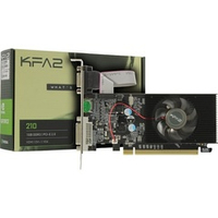 Видеокарта KFA2 GeForce 210 1GB, GDDR3, DVI-I, HDMI, VGA, D-Sub (21GGF4HI00NK)