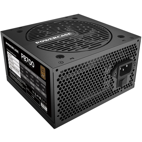 Блок питания PowerCase 700W PB700 Black, 120 мм, 80 PLUS Bronze (PS-700B-DC)