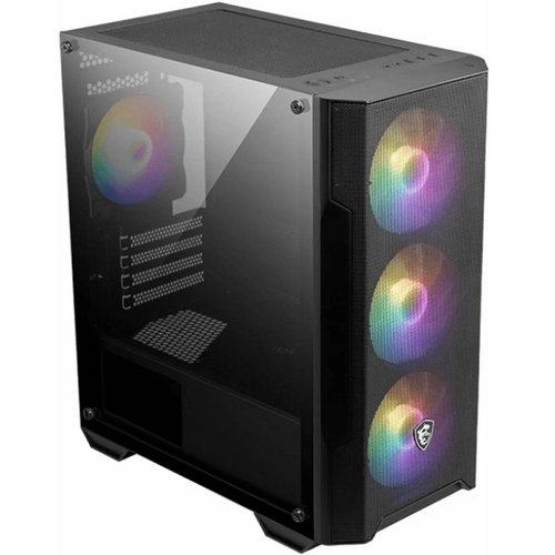 Корпус Mini-Tower MSI MAG FORGE M100A ARGB, Micro-ATX, черный (306-7G20A28-HH9)