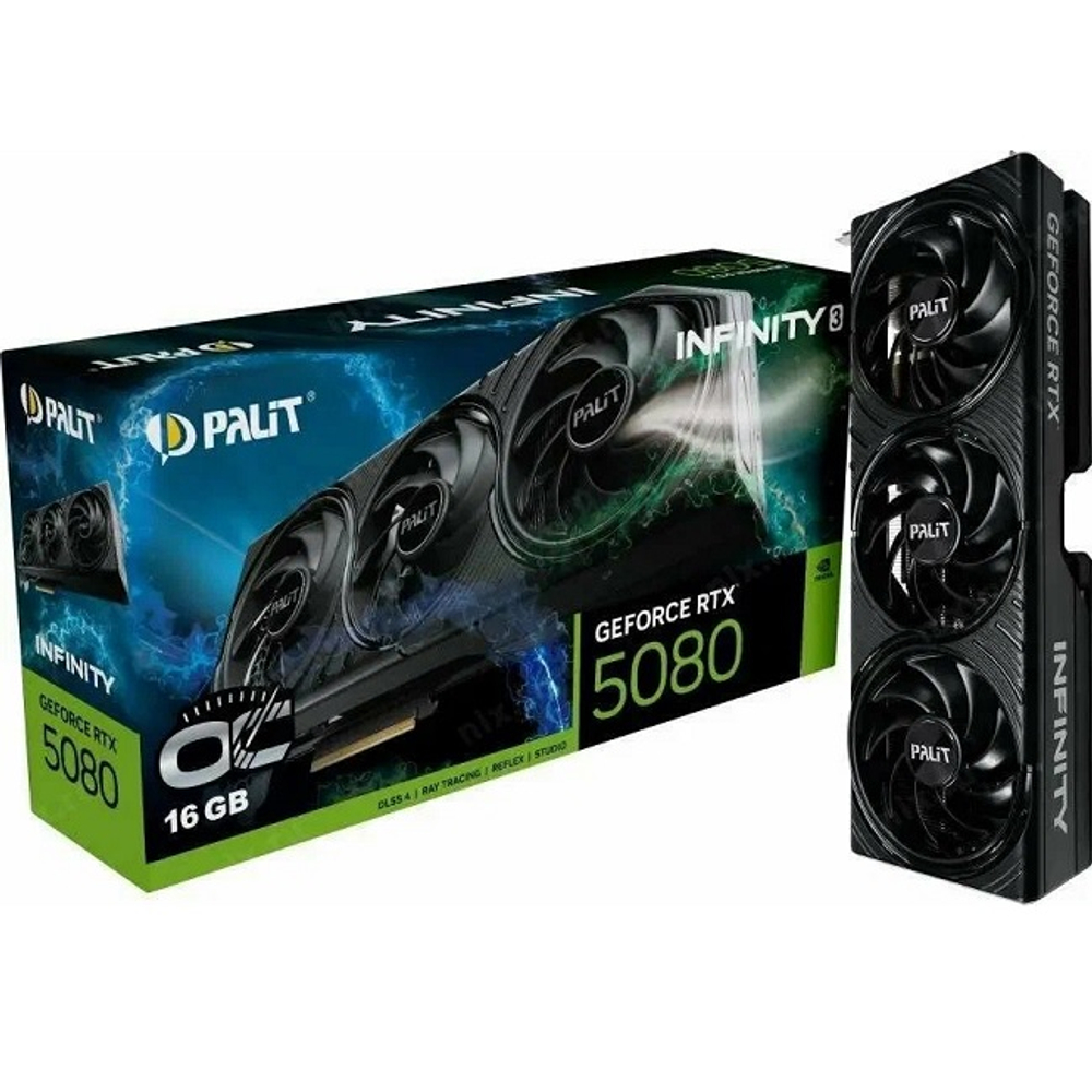 Видеокарта Palit GeForce RTX 5080 Infinity 3 OC 16GB (NE75080U19T2-GB2035S)