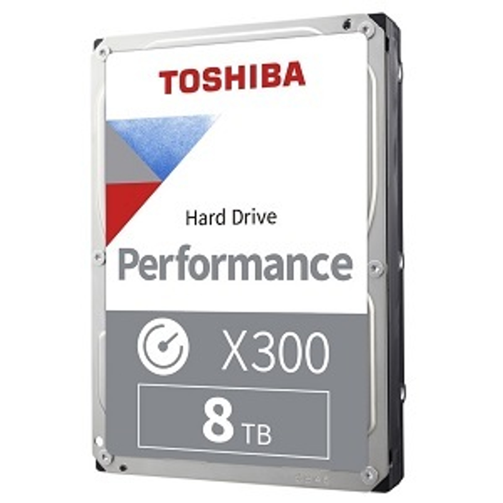 Жесткий диск HDD 8.0Tb Toshiba, SATA-III, 128Mb, 7200rpm X300 (HDWR480UZSVA)