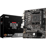 Материнская плата MSI B550M-A PRO (AM4/AMD B550/2xDDR4/PCI-Ex16/M.2/SB7.1/GLAN/HDMI/DVI/mATX)