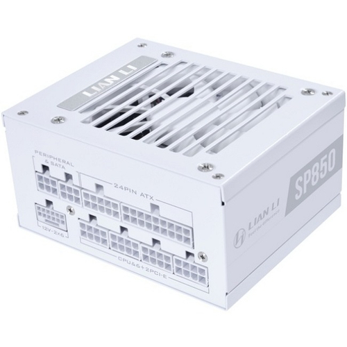 Блок питания Lian Li 850W SP850G V2 White, модульный, 16 Pin PCIe 5.1, 80 PLUS Gold, SFX (G9P.SP0850G.W000.RU)