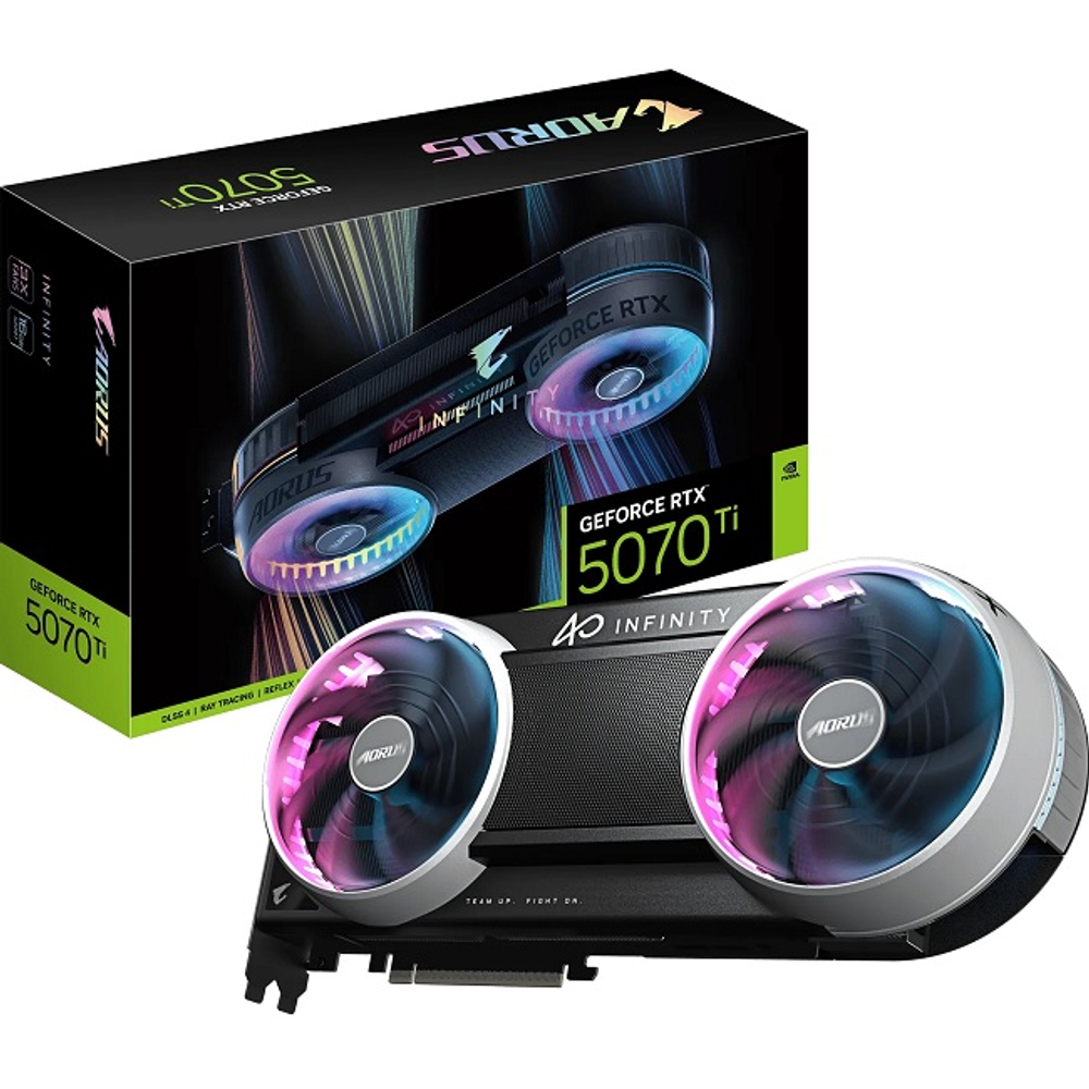Видеокарта GIGABYTE GeForce RTX 5070 Ti AORUS INFINITY 16GB (GV-N507TAORUS IF-16GD)
