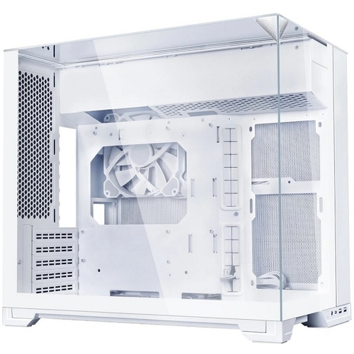 Корпус Mini-Tower Lian Li O11 Vision-M TG, Micro-ATX, белый (G99.O11VMW.R0)