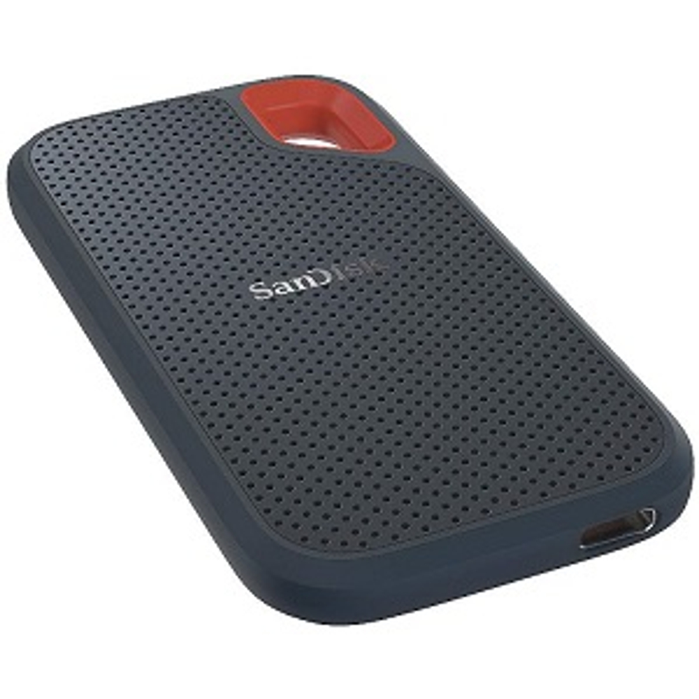 Внешний жесткий диск SSD 1Tb, SanDisk Extreme Portable V2 USB 3.1, Type-C Black (SDSSDE61-1T00-G30)