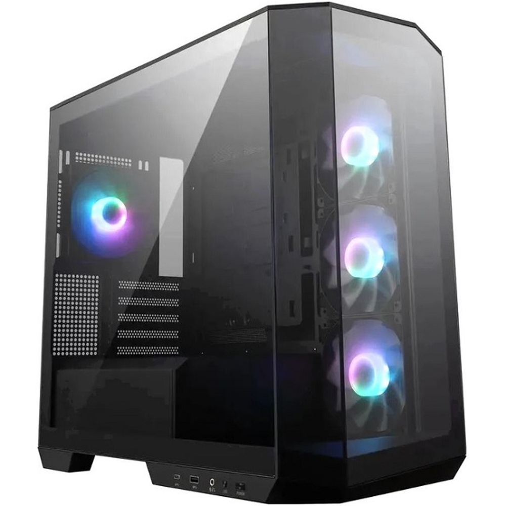 Корпус Mini-Tower MSI MAG Pano M100R PZ TG ARGB, Micro-ATX, черный (306-7G24R25-HH9)