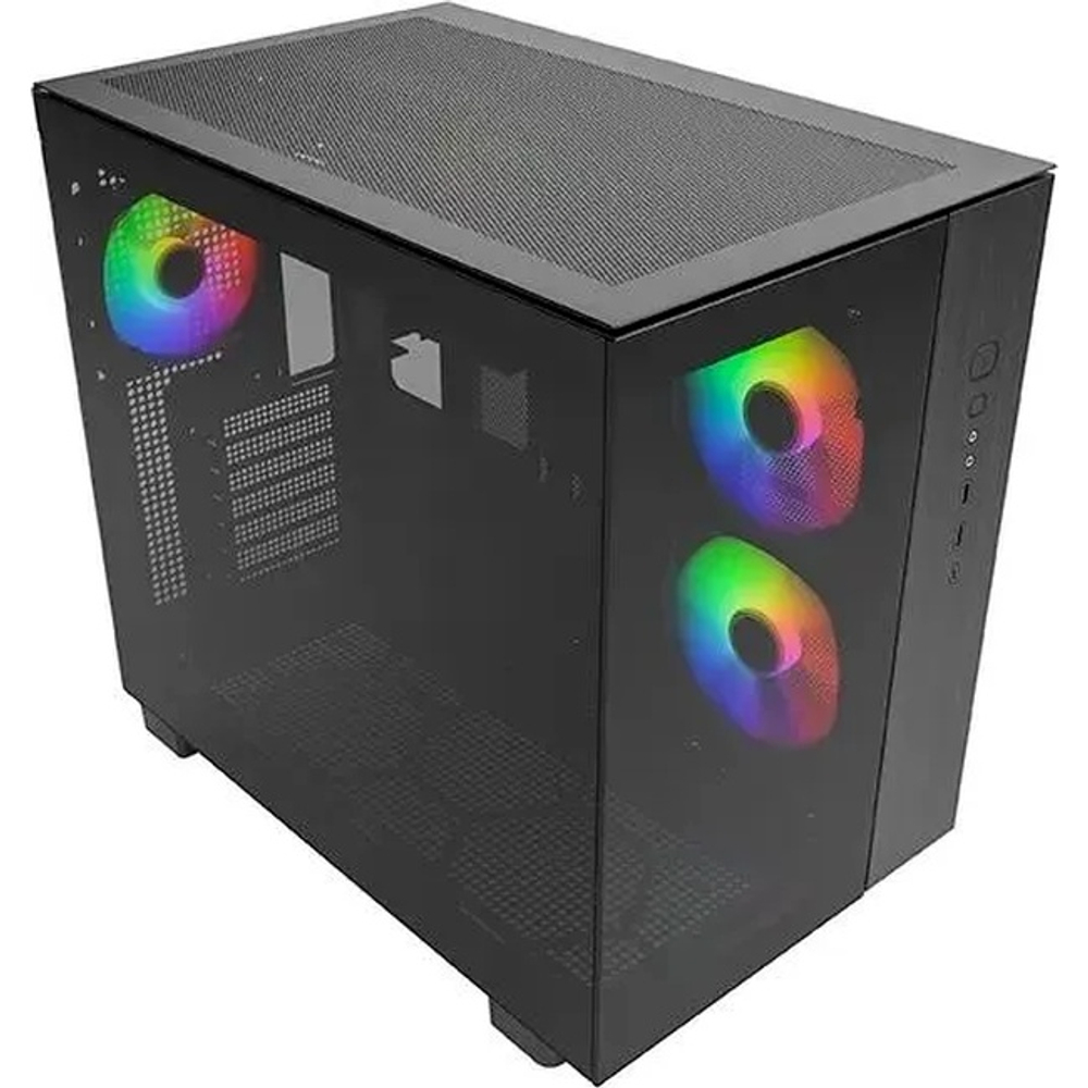 Корпус Midi-Tower Montech KING 65 PRO, ARGB, ATX, черный (KING65PB)