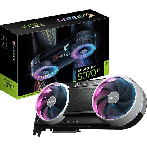 Видеокарта GIGABYTE GeForce RTX 5070 Ti AORUS INFINITY 16GB (GV-N507TAORUS IF-16GD)