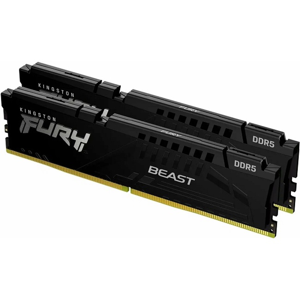Модуль памяти DIMM DDR5 64Gb, 6000Mhz, 2x32GB, Kingston FURY Beast EXPO (KF560C36BBE2K2-64)