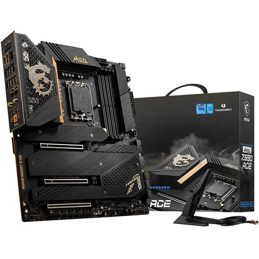 Материнская плата MSI MEG Z690 ACE (LGA1700/Z690/4xDDR5/3xPCI-Ex16/5xM.2/SB7.1/GLAN/DisplayPort/HDMI/ATX)