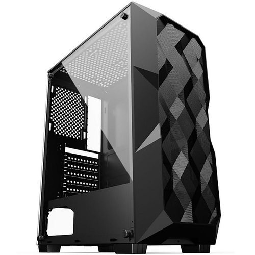 Корпус Midi-Tower ALSEYE Big Jony-B TG, ATX, черный (AS.07.0008)