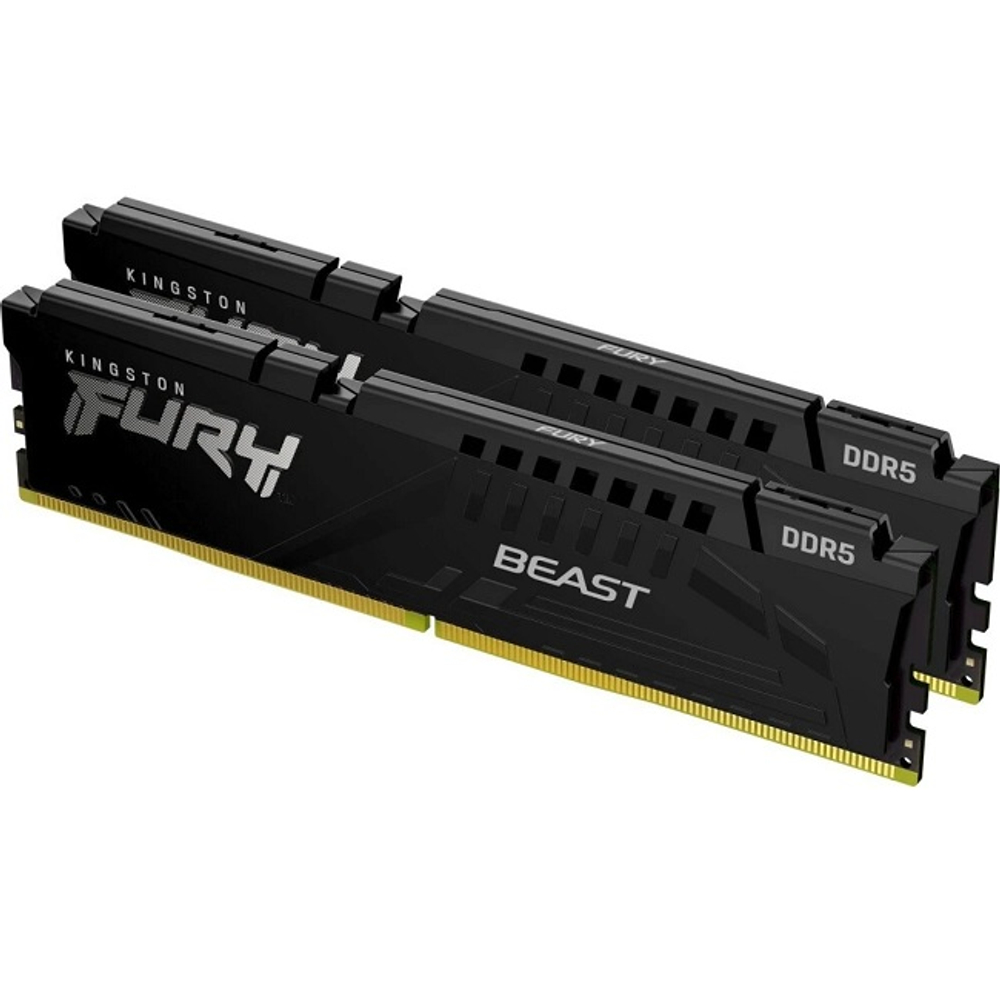 Модуль памяти DIMM DDR5 32Gb, 6000Mhz, 2x16Gb, Kingston FURY Beast EXPO (KF560C30BBEK2-32)
