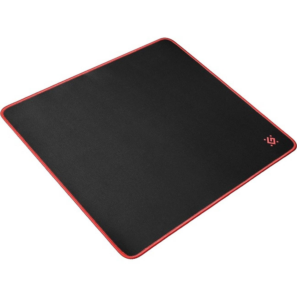 Коврик для мыши Defender Black XXL, 400x355x3 мм, ткань/резина, прошитые края, черный (50559)