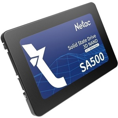 Жесткий диск SSD 2.5" 512Gb Netac SA500, 520/450MBs, 80000 IOPS, TLC 3D NAND, SATA-III (NT01SA500-512-S3X)