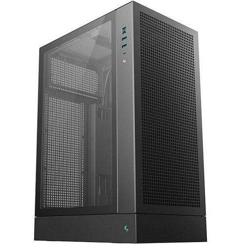 Корпус Mini-Tower DeepCool CH170 PLUS TG, Micro-ATX, черный (R-CH170-BKNGM0-G)