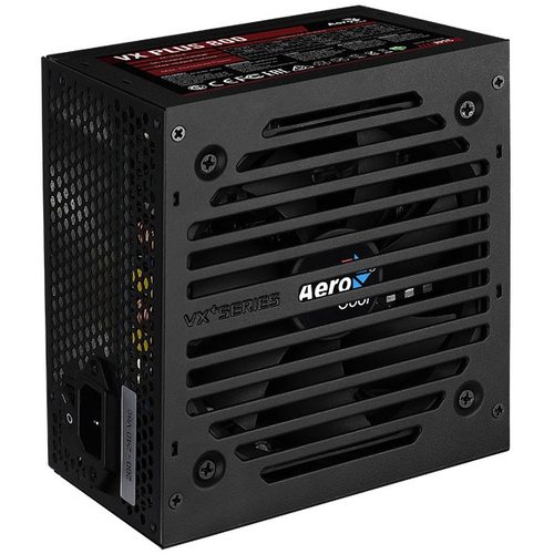 Блок питания AeroCool 800W VX PLUS, 120 мм, 80 PLUS (VX PLUS 800)