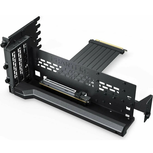 Крепление PHANTEKS Flat Line для установки GPU, райзер-кабелем 220мм Gen.5.0, ARGB, черный (PH-PGPUKT5.0_DBK01)