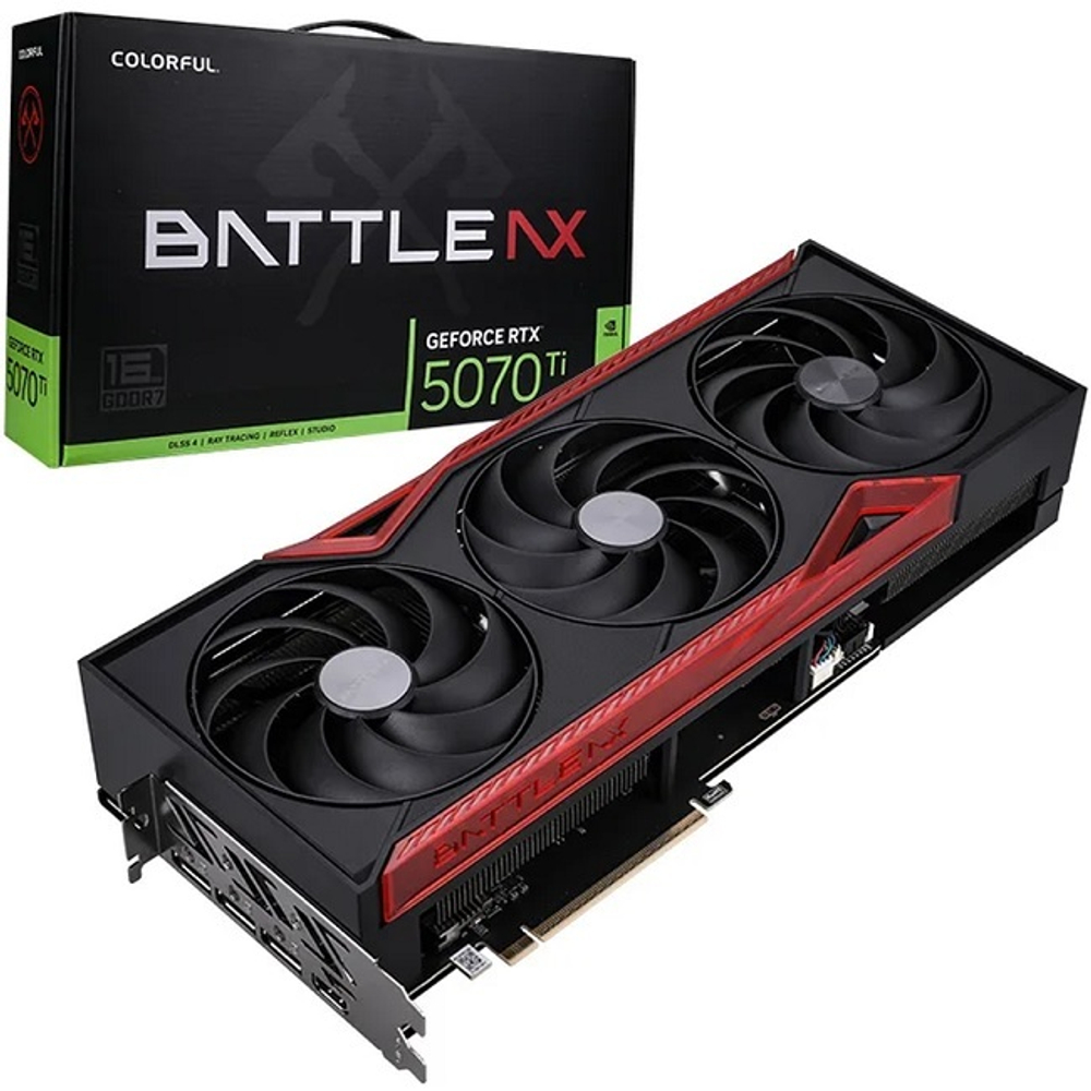 Видеокарта Colorful GeForce RTX 5070 Ti Battle AX NB EX 16GB-V 16GB (RTX 5070 Ti NB EX 16GB-V)