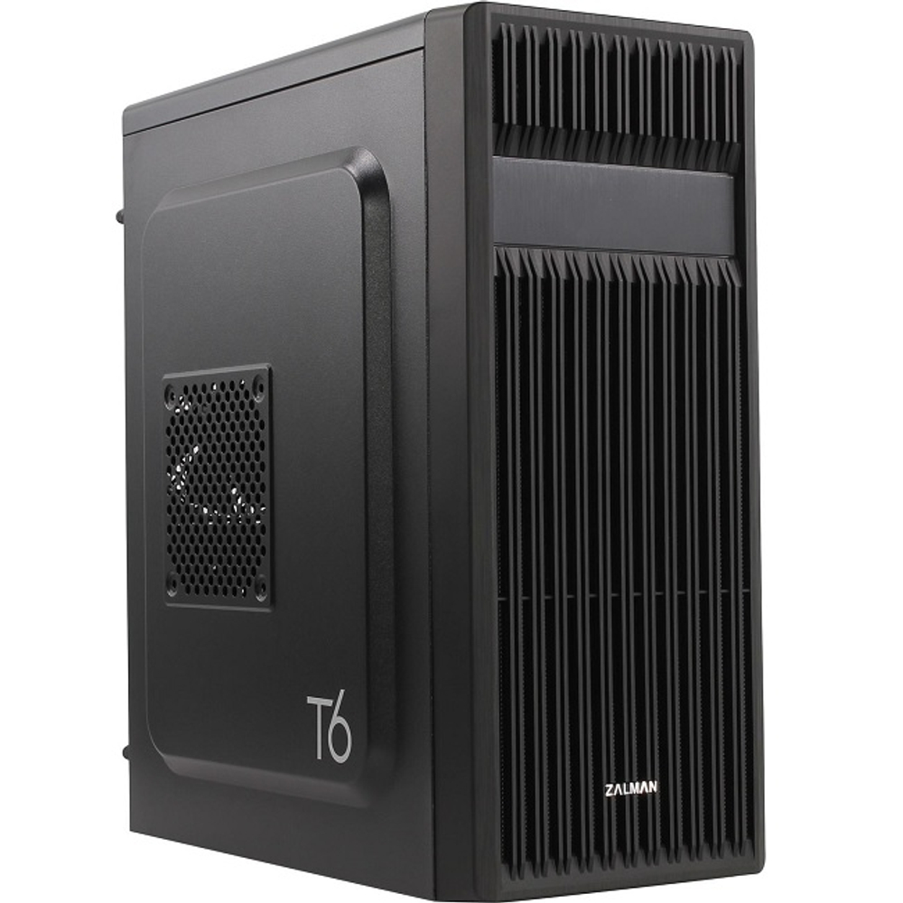 Корпус Midi-Tower Zalman T6, без Б.П, ATX, черный (T6_Black)