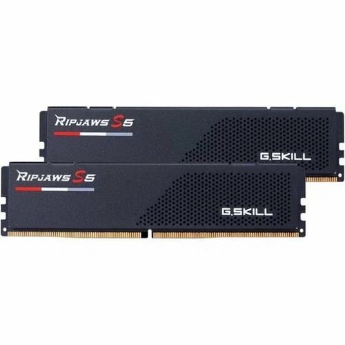 Модуль памяти DIMM DDR5 128Gb, 6400Mhz, 2x64Gb, G.Skill Ripjaws S5 Black (F5-6400J3644F64GX2-RS5K)
