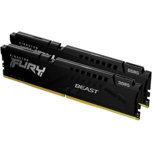Модуль памяти DIMM DDR5 32Gb, 6400Mhz, 2х16Gb, Kingston FURY Beast Black EXPO (KF564C32BBEK2-32)