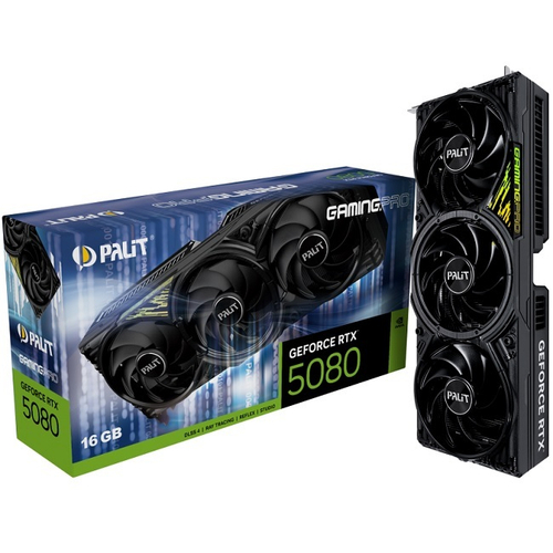 Видеокарта Palit GeForce RTX 5080 GamePro 16GB (NE75080019T2-GB2031A)