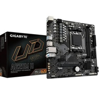 Материнская плата GIGABYTE A620M H (AM5/AMD A620/2xDDR5/PCI-Ex16/PCI-Ex1/M.2/SB7.1/GLAN/DisplayPort/HDMI/mATX)