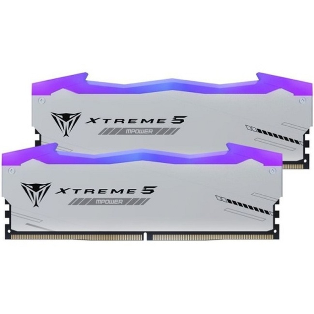 Модуль памяти DIMM DDR5 32Gb, 6000Mhz, 2x16Gb, Patriot Viper Xtreme 5 RGB (PVXR532G60C30KM)