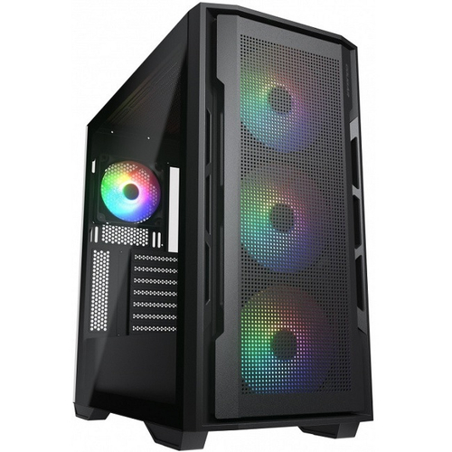 Корпус Midi-Tower Cougar Uniface X RGB V2 Black, черный (CGR-5C78B-X-RGB-V2)