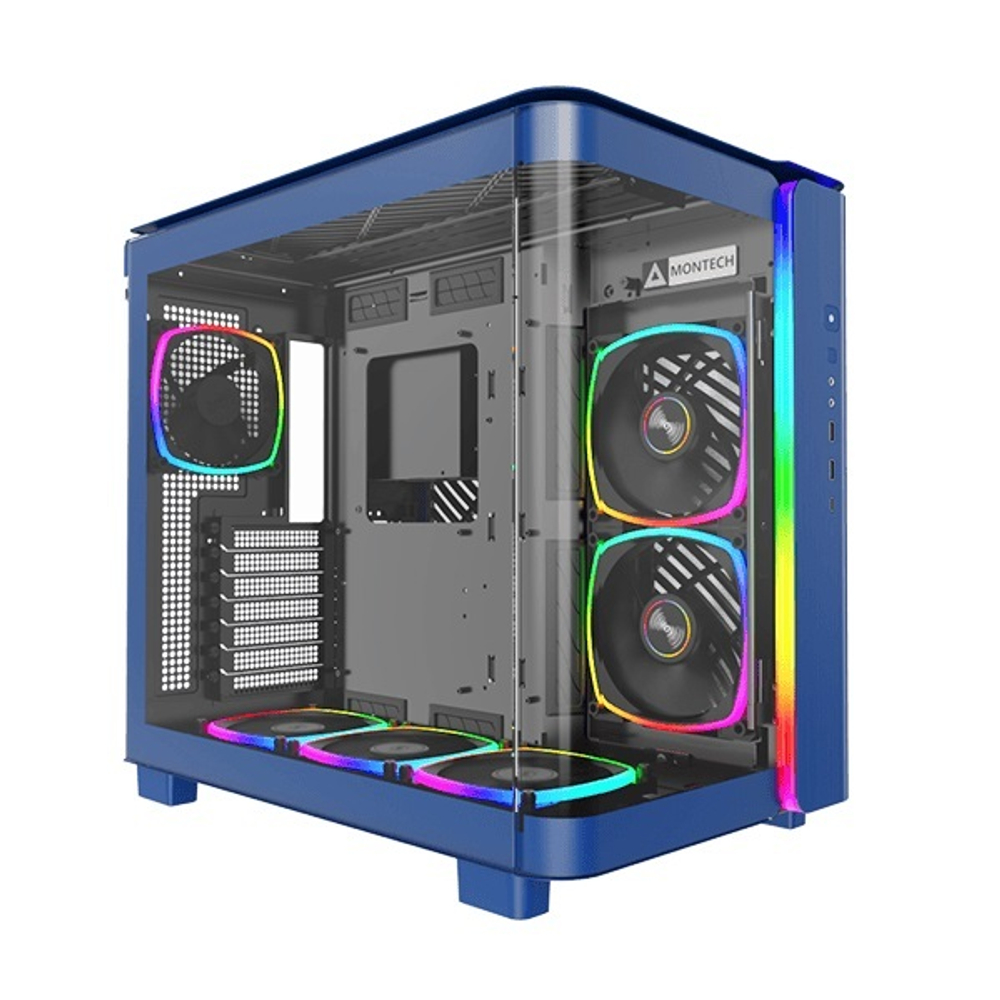 Корпус Midi-Tower Montech KING 95 PRO, ARGB, ATX, синий (MNT-K95P-PB)