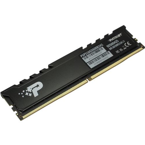 Модуль памяти DIMM DDR5 16Gb, 5600Mhz, Patriot Signature Premium (PSP516G560081H1)