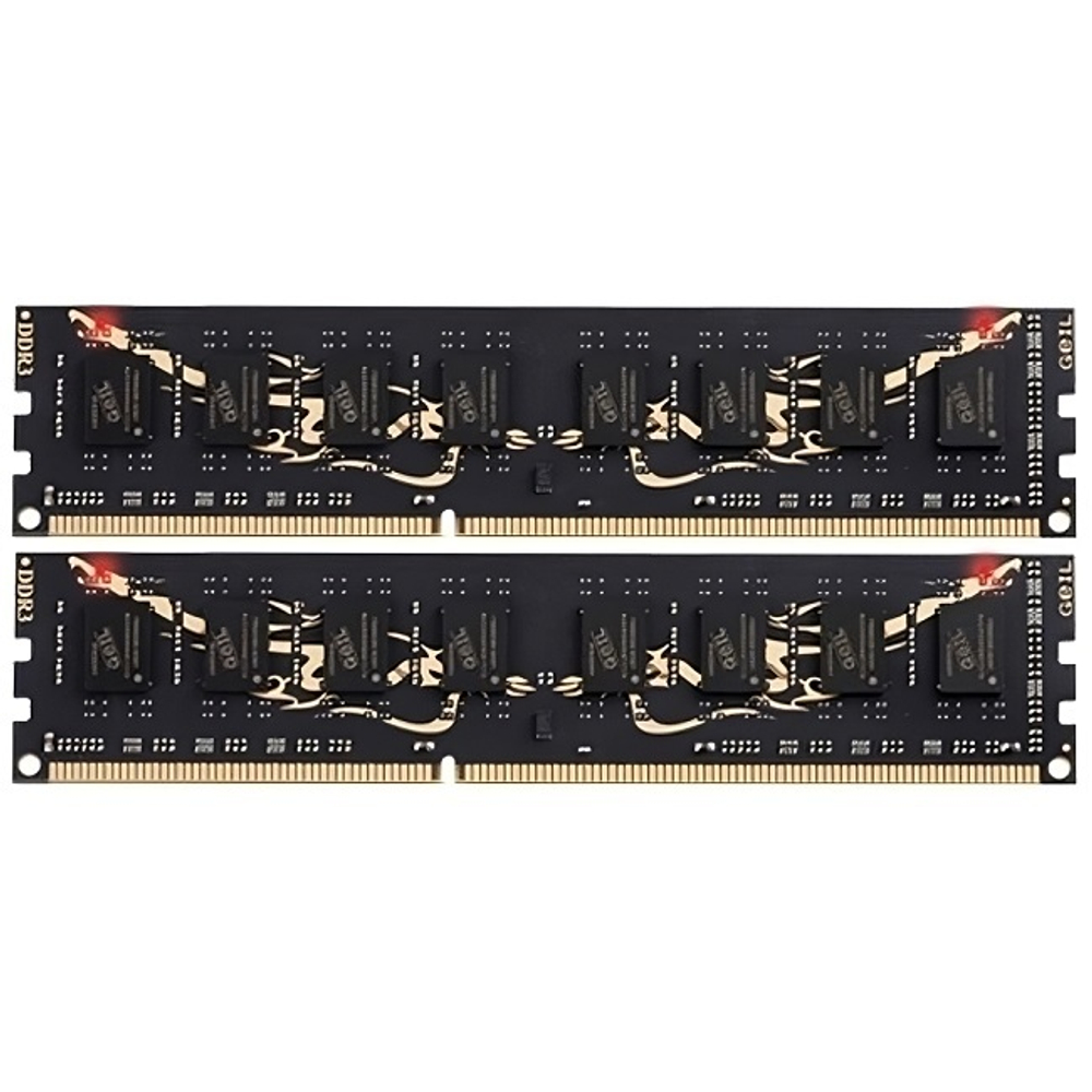 Модуль памяти DIMM DDR3 2Gb, 1600Mhz, Geil Black Dragon (GD34GB1600C9DC)