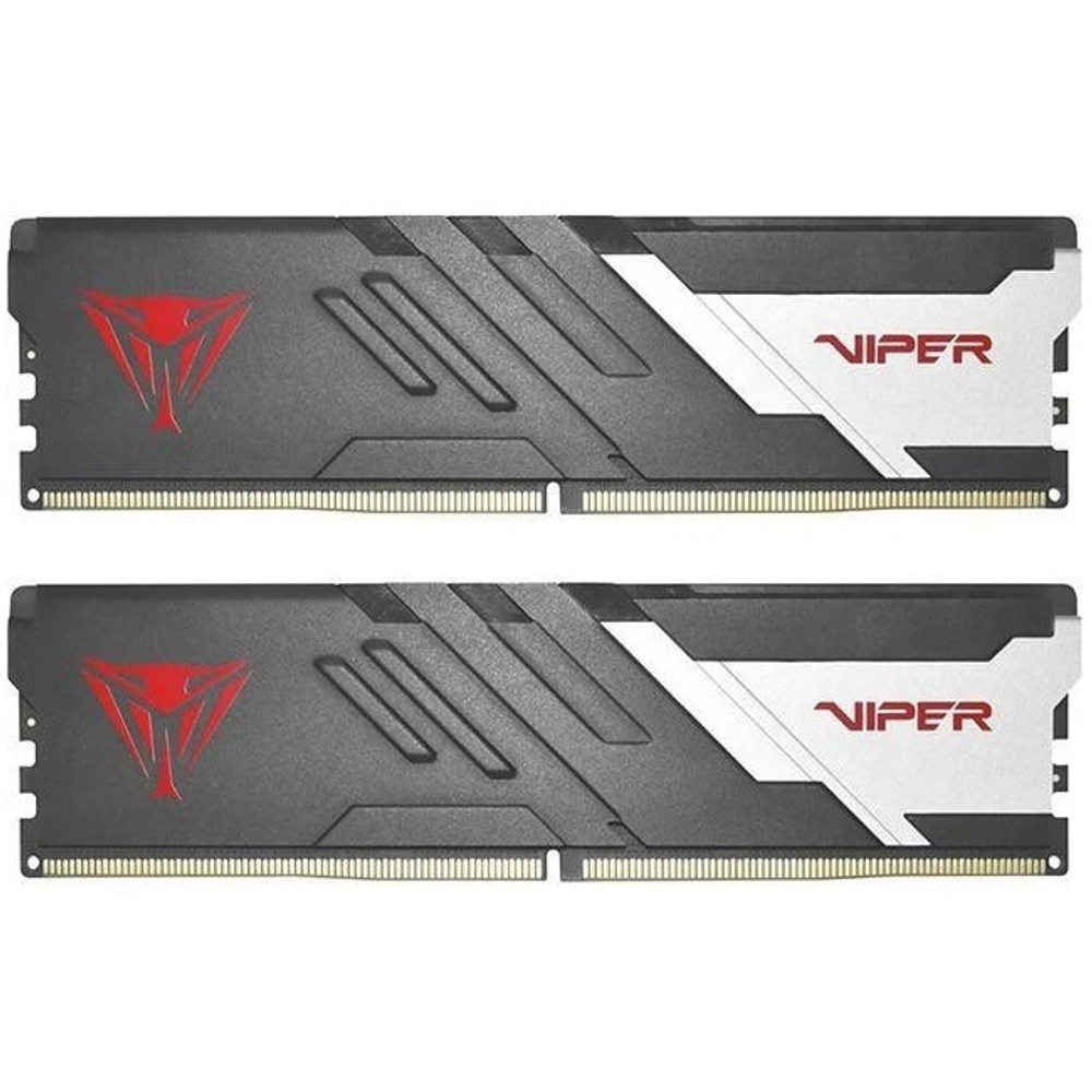 Модуль памяти DIMM DDR5 16Gb, 2x8GB, 5200Mhz, Patriot Memory VIPER Venom (PVV516G520C36K)