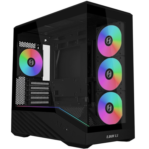 Корпус Mini-Tower Lian Li V100 Mini TG ARGB, Micro-ATX, черный (G99.V100RMIX.R0)