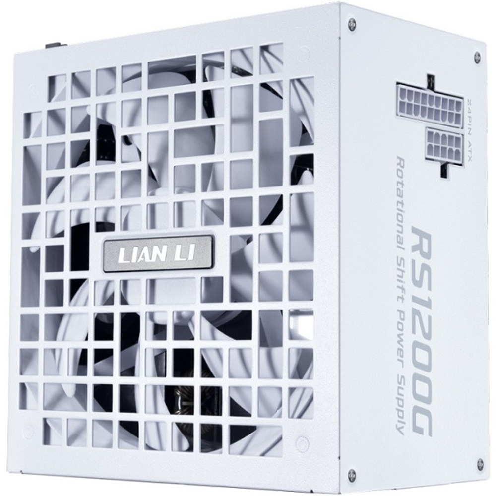 Блок питания Lian Li 1200W RS1200G White, модульный, 16 Pin PCIe 5.1, USB HUB, 80 PLUS Gold (G9P.RS1200G.WH00.RU)