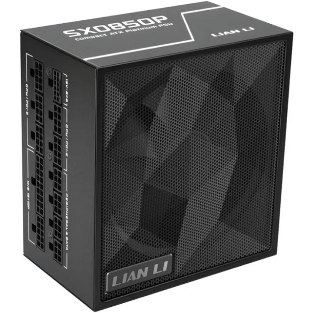 Блок питания Lian Li 850W SX0850P Black, модульный, 16 Pin PCIe 5.1, 80 PLUS Platinum (G9P.SX0850P.B000.RU)