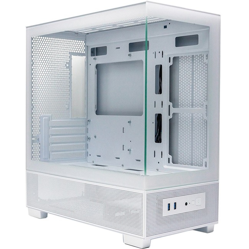 Корпус Mini-Tower XASTRA Q500M-0F, Micro-ATX, белый (Q500M-0F-WH)