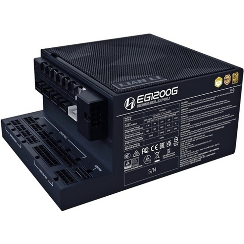 Блок питания Lian Li 1200W EG1200G Black, модульный, 16 Pin PCIe 5.1, USB HUB, 80 PLUS Gold (G9P.EG1200G.BH00.RU)